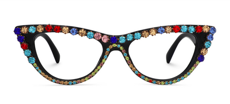 Floral CatEye Bejeweled